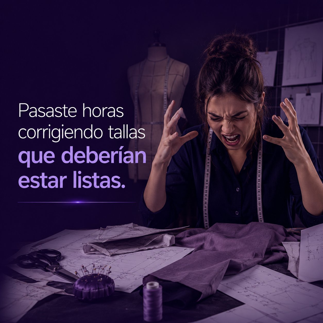 Pasaste horas corrigiendo tallas que deberían estar listas